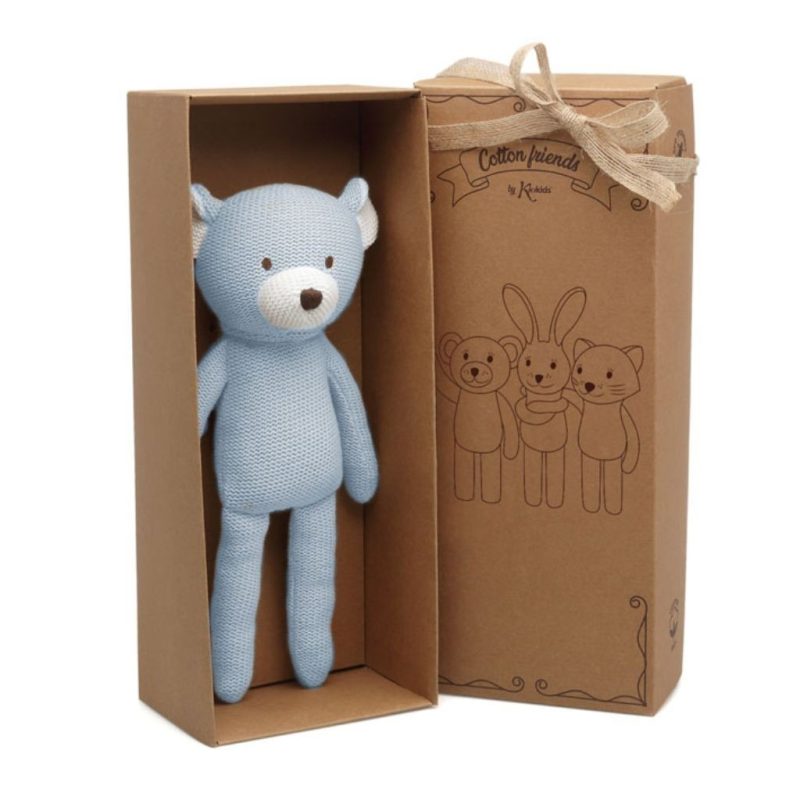 Kiokids Peluche in Cotone Orsetto 30 cm