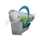 Bruco Bruco - Set Mare - 1 Poncho in Idrospugna - 1 Secchiello con 7 giochi per la sabbia