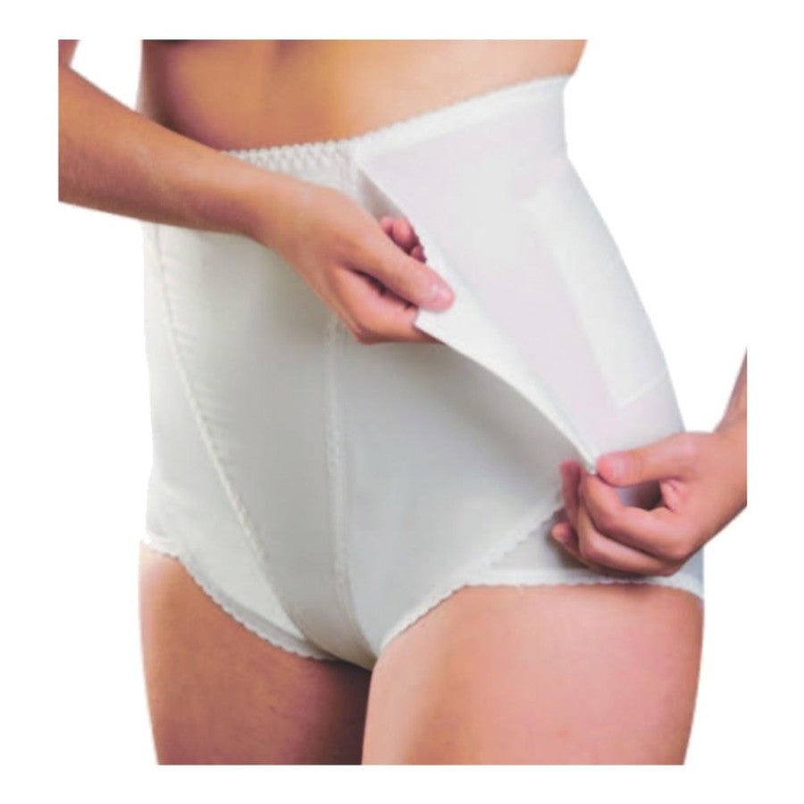 Corsetteria - Mutandina Post-parto Regolabile Col. Bianco Art.1515