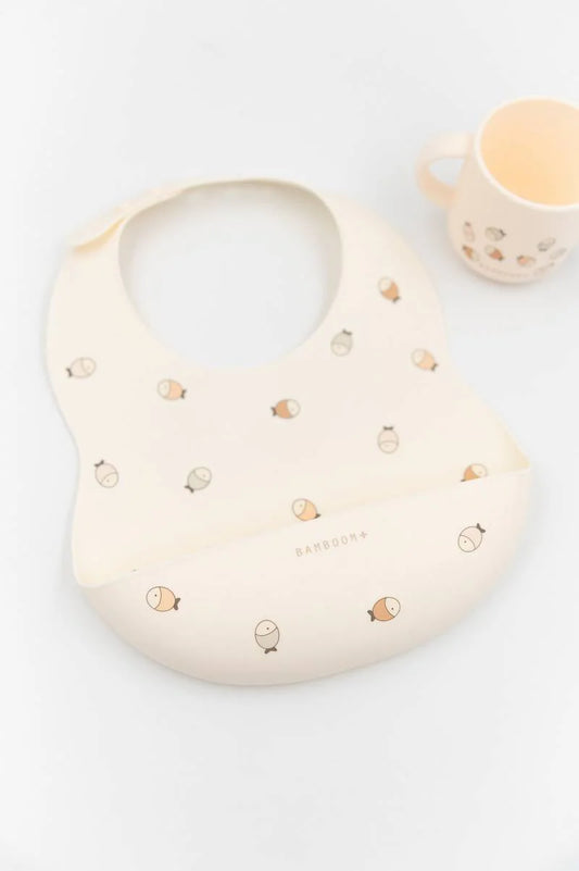 Bamboom Bib&Cup Set Bavaglino + Tazza 100% Silicone