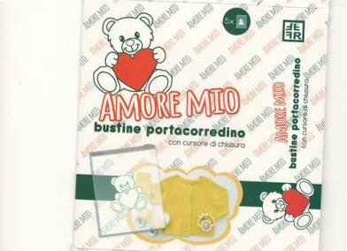 Amore Mio Bustine Porta Corredino con cursore di chiusura 5pz