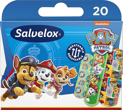 Salvelox Cerotti flessibili e durevoli per bambini - Paw Patrol e Animals da 20 pz - Barbie da 14 pz