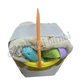 Bruco Bruco - Set Mare - 1 Poncho in Idrospugna - 1 Secchiello con 7 giochi per la sabbia