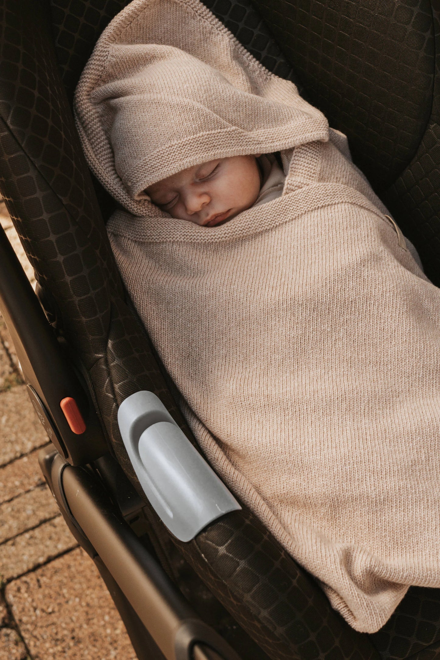 Bamboom Copertina Wrap 4 Stagioni con Cashmere Light Chocolate Melange 318