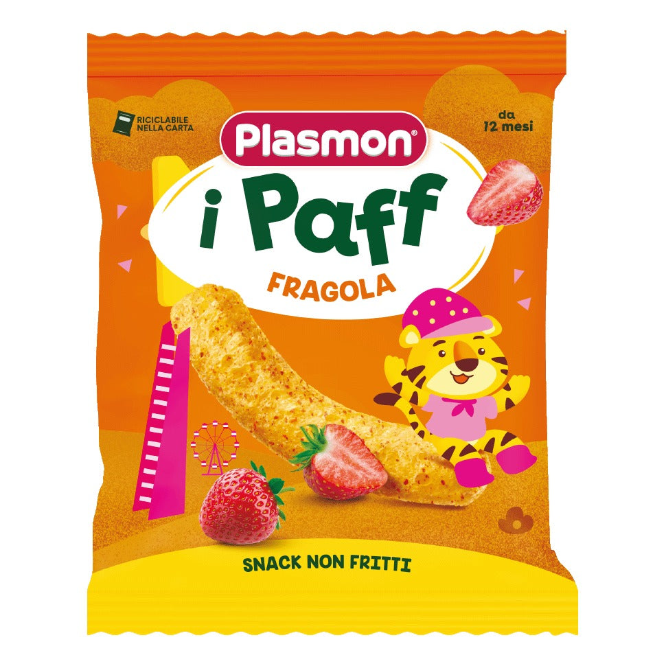 Plasmon I Paff - Snack non fritti e senza sale aggiunto - 15 g