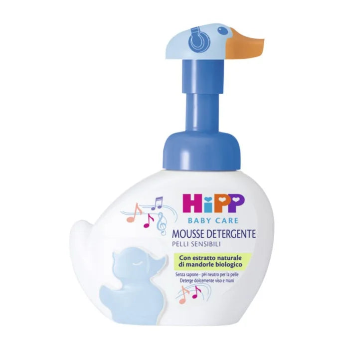 HiPP Baby Care Mousse Detergente Edizione Limitata, 250ml - Paperella DJ  e Paperella Principessa