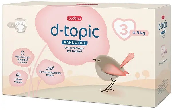 D-Topic Pannolini con tecnologia pH comfort