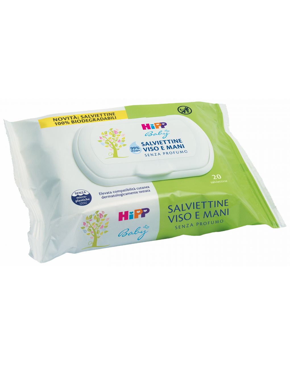 Hipp Salviettine Viso e Mani 20 pz
