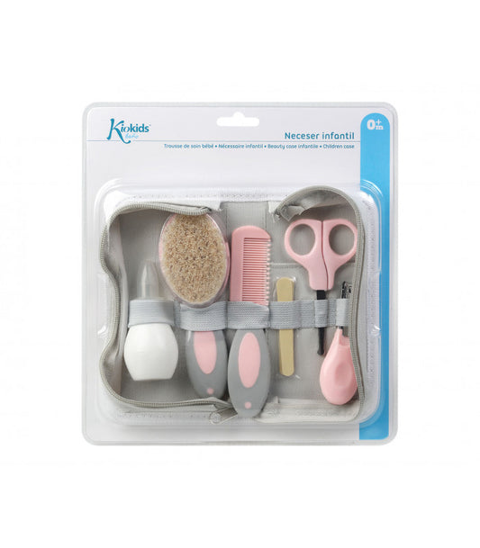 Kiokids Beauty case per neonati - Set igiene 0m+