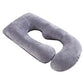 Momcozy Cuscino Gravidanza in Velluto – Cuscino a Forma di U per Dormire in Gravidanza 145cm, Supporto per Schiena, Pancia, Gambe e Fianchi – Cuscino Gravidanza per Dormire Laterale
