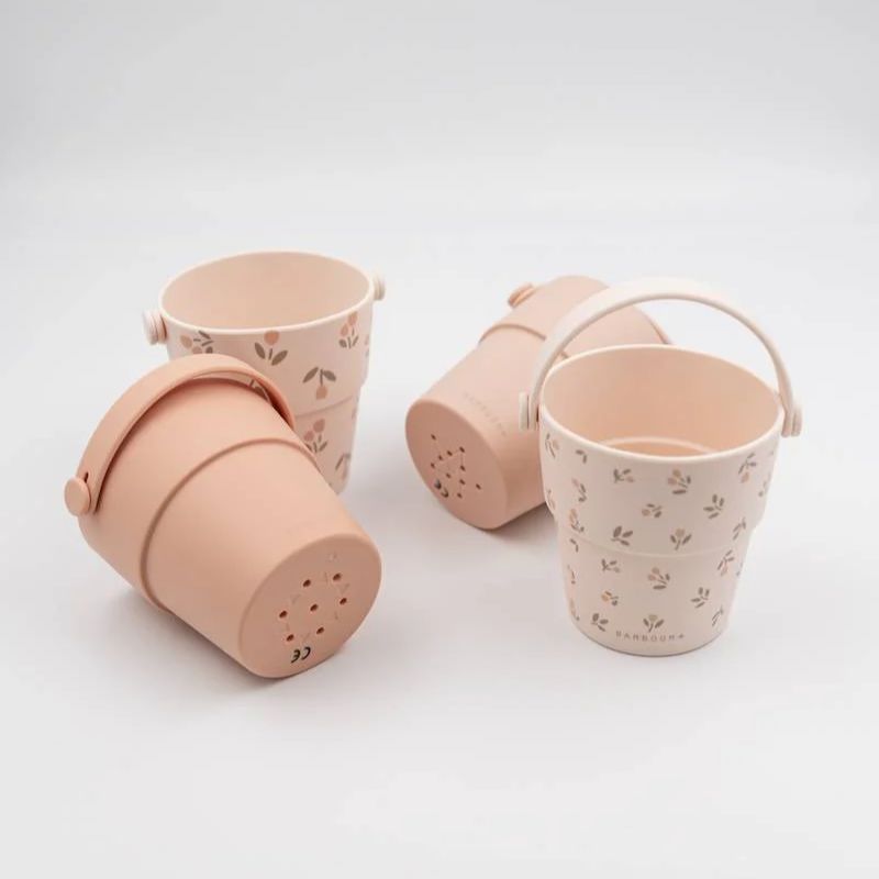 Bamboom Set Secchielli Forati Tulips 4 pz
