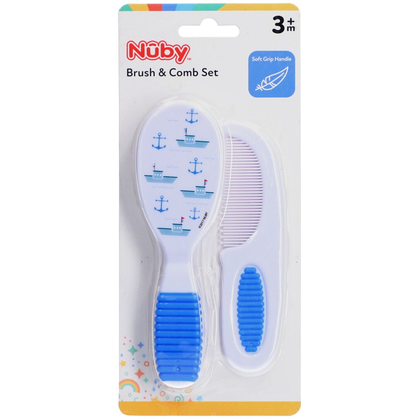 Nuby Set Pettine e Spazzola 3m+