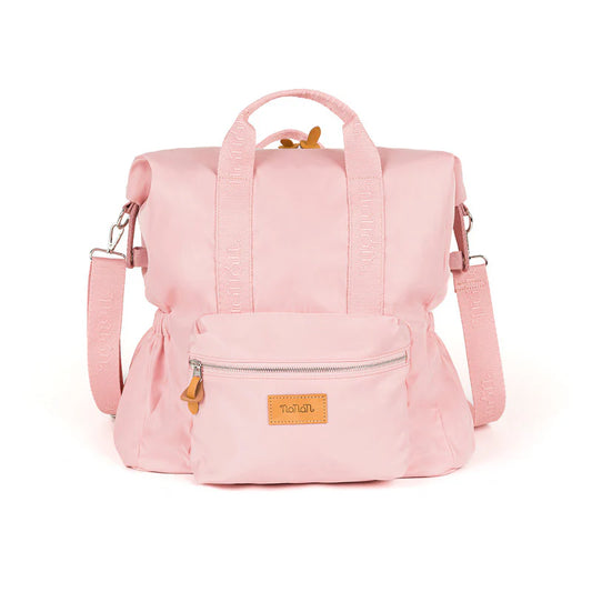 Nanan  Borsa Zaino Mamma Nylon Rosa BackPack