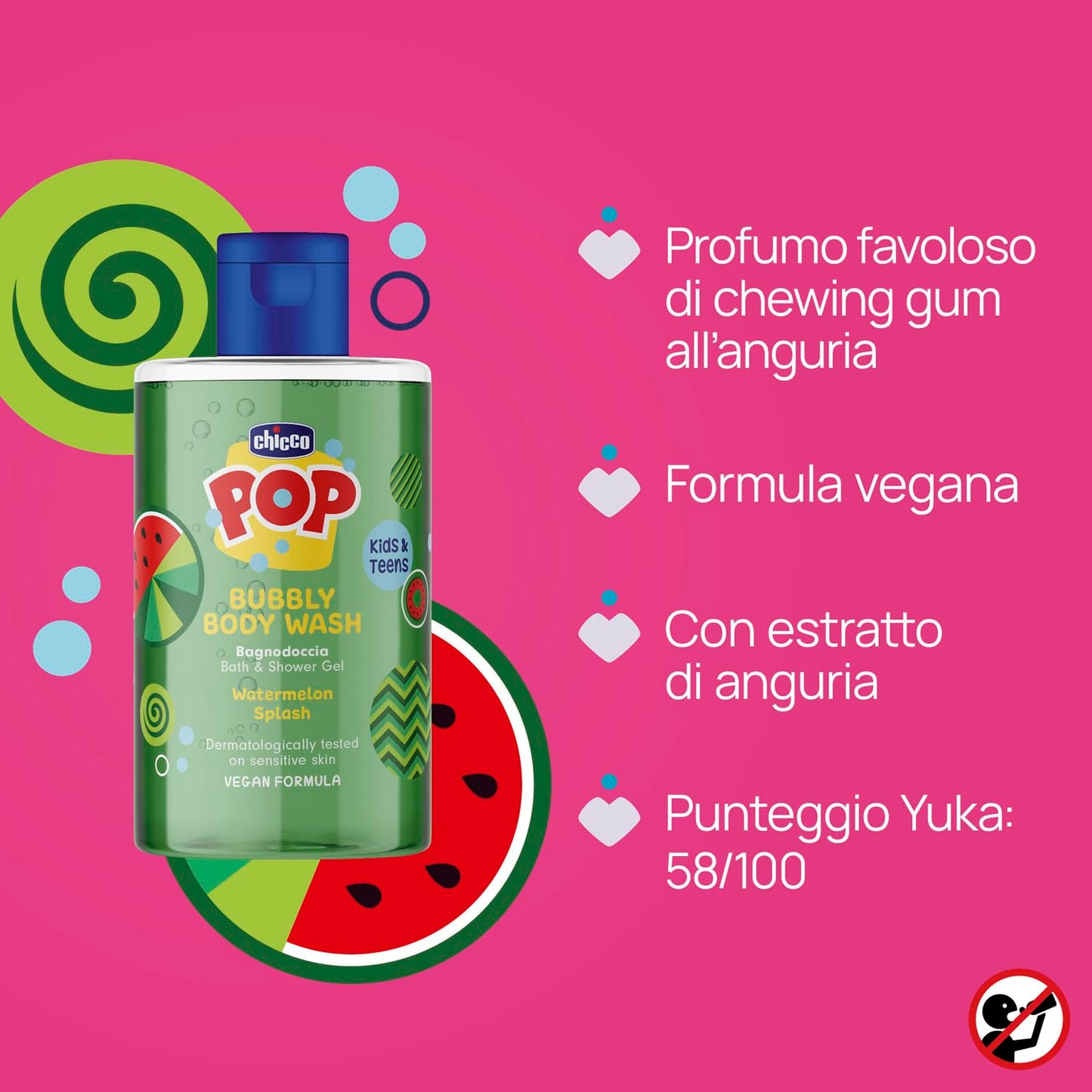 Chicco POP Bagnodoccia Watermelon Splash 300 ml