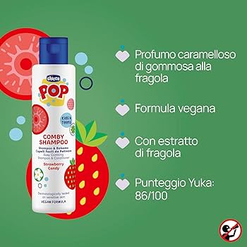 Chicco POP Shampoo + Balsamo 2in1 Fragola 250 ml