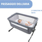 Chicco Next to Me Essential - Lettino Neonato Fianco Letto per Co-sleeping con Ruote