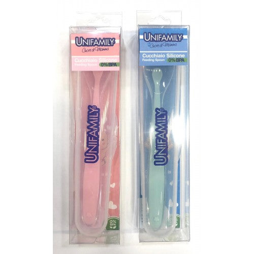 Unifamily Cucchiaino in Silicone con custodia 0% BPA