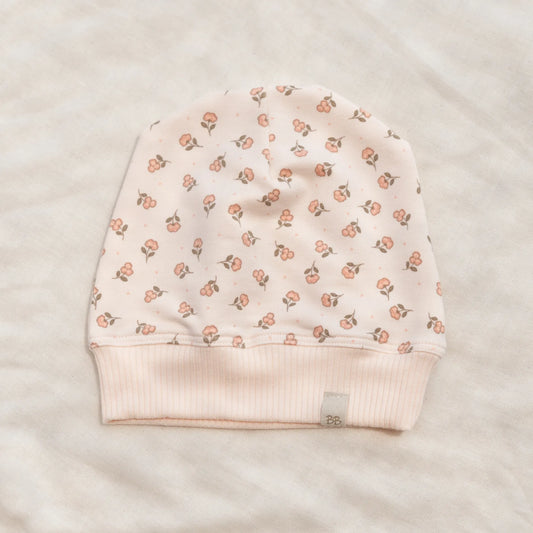 Bamboom Cappellino con bordo 514PE - col. Peach Blossom 0-6 mesi - in bambù organico