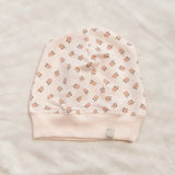 Bamboom Cappellino con bordo 514PE - col. Peach Blossom 0-6 mesi - in bambù organico
