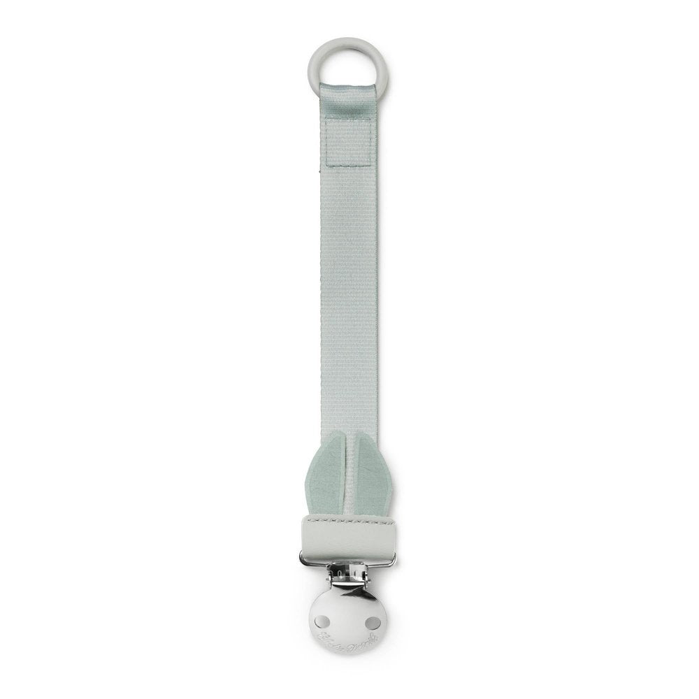 Elodie Details Catenella con Clip in Metallo per il Ciuccio - Pacifier Clip - Mineral Green - foto 3