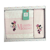 Set Lenzuola per Lettino Minnie 100% Cotone