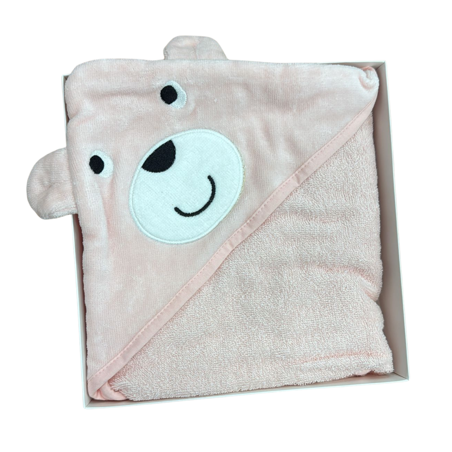 Mafer Accappatoio Neonato Trinagolo 76x76 cm Spugna 100% Cotone
