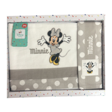 Set Lenzuola per Culla/Carrozzina Minnie100% Cotone