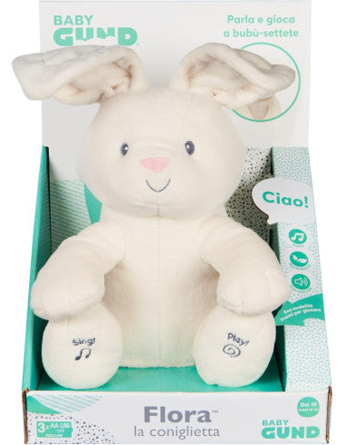 GUND Flora Coniglietto interattivo parlante - 10m+