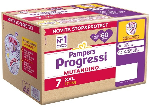 Pampers Pannolini Progressi Mutandino Quadripack