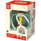 Hape - Afferra la Mela - Giocattolo Sensoriale con Barre in Silicone e Anelli Sonori - E8500
