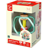 Hape - Afferra la Mela - Giocattolo Sensoriale con Barre in Silicone e Anelli Sonori - E8500