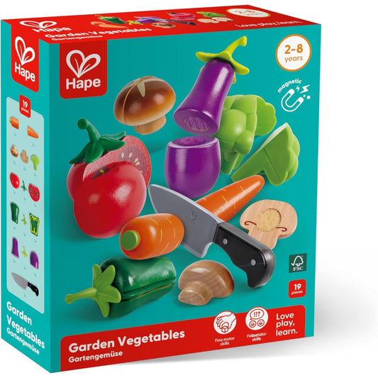 Hape - Verdura fresca in legno da tagliare - E3161
