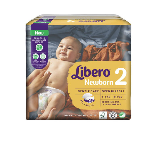 Libero Newborn Pannolini 2° 3-6kg 36 pz