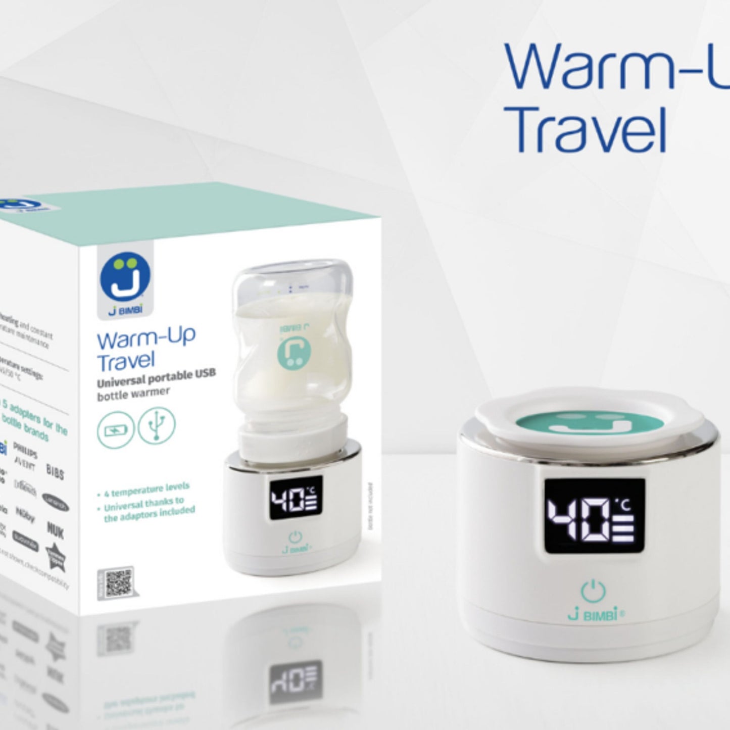 Scaldabiberon Portatile Universale con Presa USB Warm-up Travel