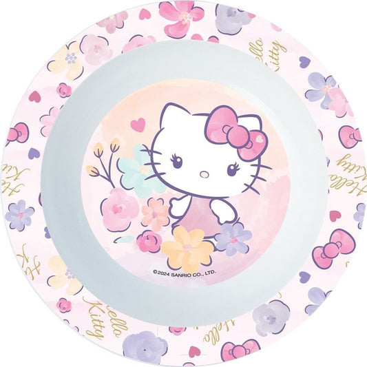Sauri Piatto Fondo Hello Kitty per Microonde