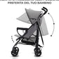 KinderKraft Tik Stroller Passeggino chiusura ad ombrello