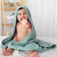 Kiokids Accappatoio con cappuccio in Bamboo