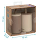 Kiokids 2 bicchieri in silicone con cannuccia