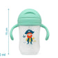 Kiokids tazza cannuccia apprendimento verde 300ml