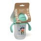 Kiokids tazza cannuccia apprendimento verde 300ml