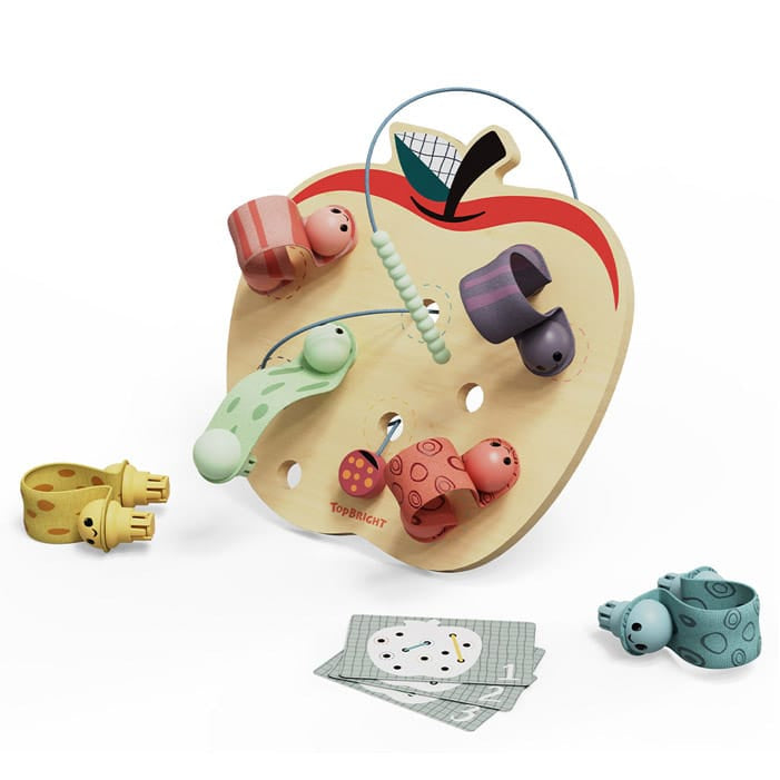 Topbright Gioco Educativo Vermicelli nella mela