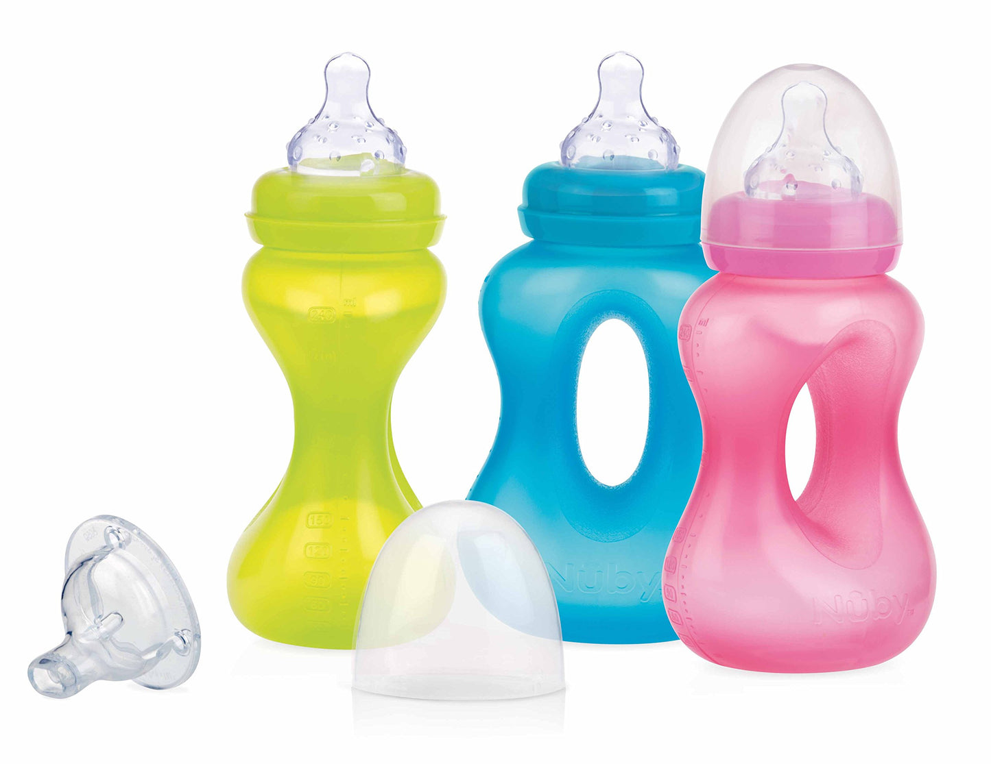 Nuby training bottle biberon presa facile 240ml