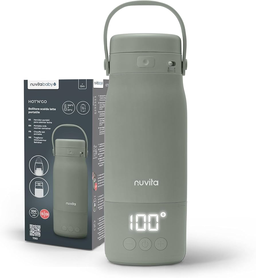 Nuvita Bollitore Scaldalatte Portatile Hot'N'Go