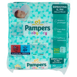Pampers Baby Dry Salviette 210 pz