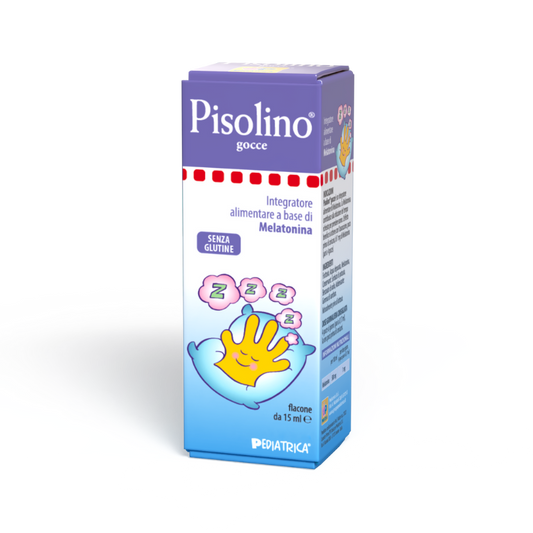 Pediatrica Pisolino Gocce - Integratore alimentare a base di Melatonina - senza glutine - flacone da 15 ml