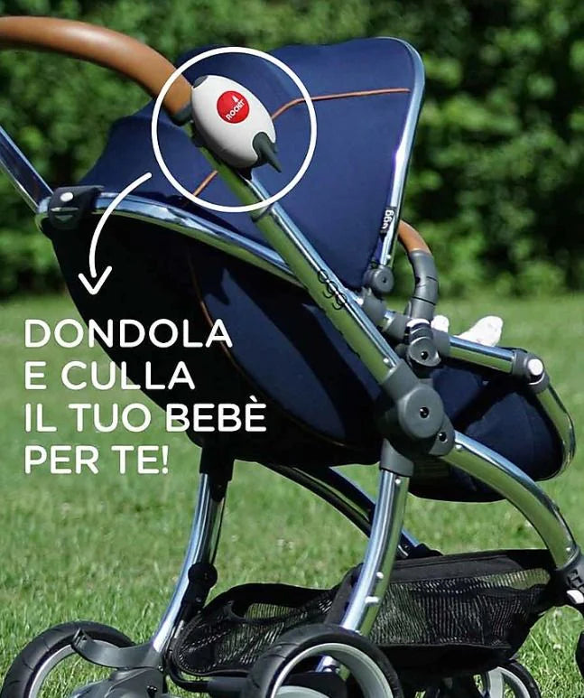 Rockit vibratore Dondola Passeggino e Carrozzina Automatico Portatile ricaricabile