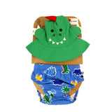 Zoocchini - Costume contenitivo + Cappello UPF 50+