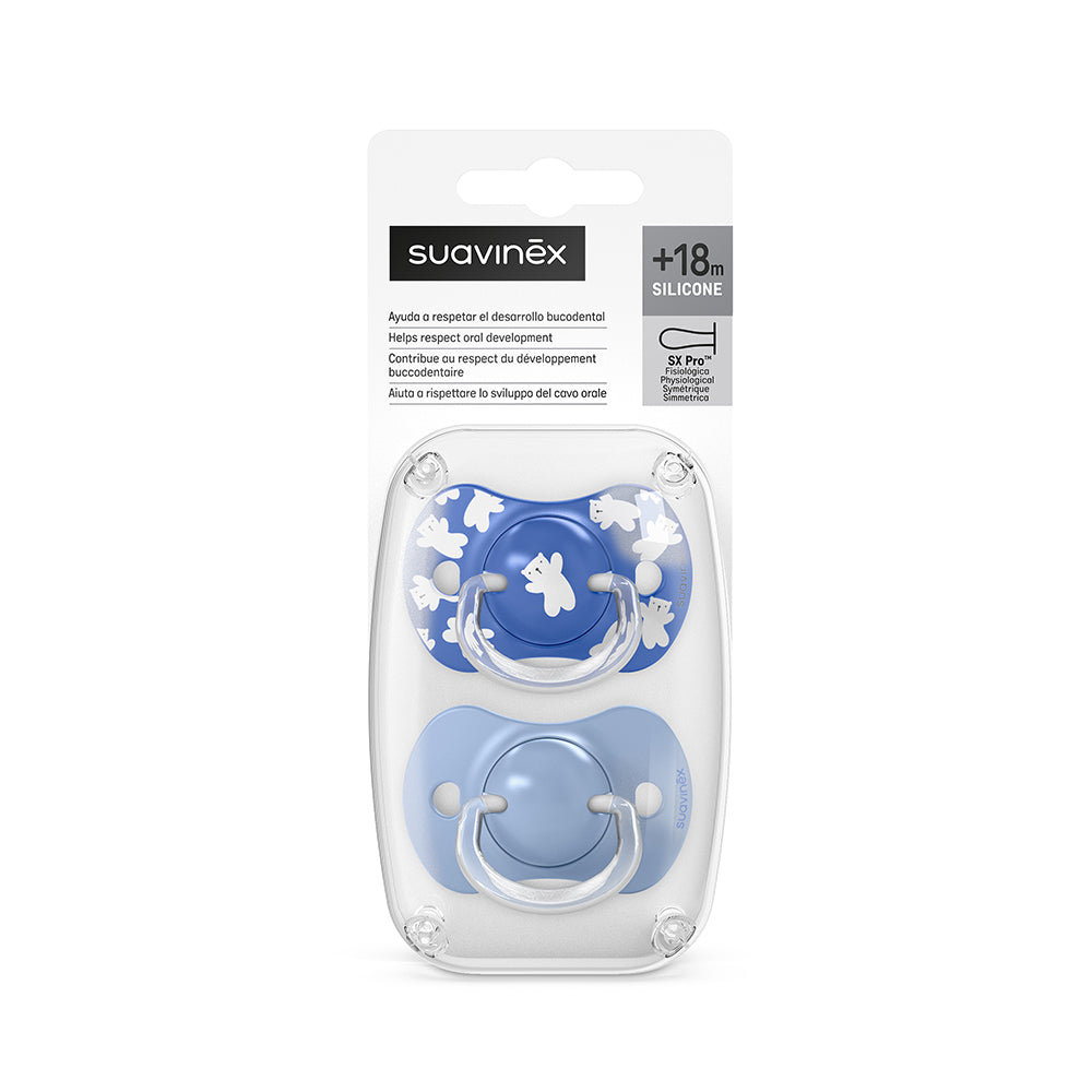 Suavinex 2 Succhietti Sx Pro in Silicone 18m+