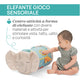 Chicco Gioco Rullo Elefante Sensoriale 3 in 1 Gioca, rotola, esplora ! 6m-4 anni