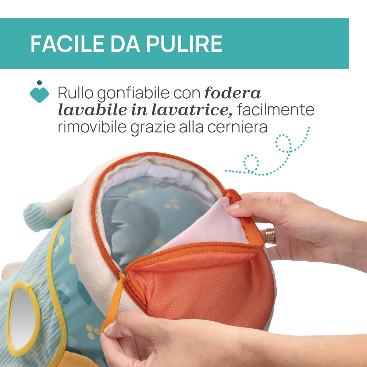 Chicco Gioco Rullo Elefante Sensoriale 3 in 1 Gioca, rotola, esplora ! 6m-4 anni